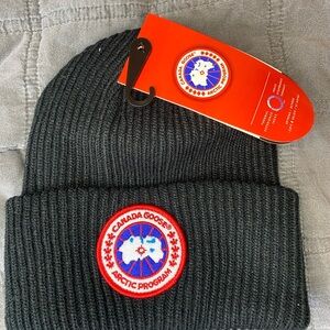 Canada Goose Charcoal Knit Hat